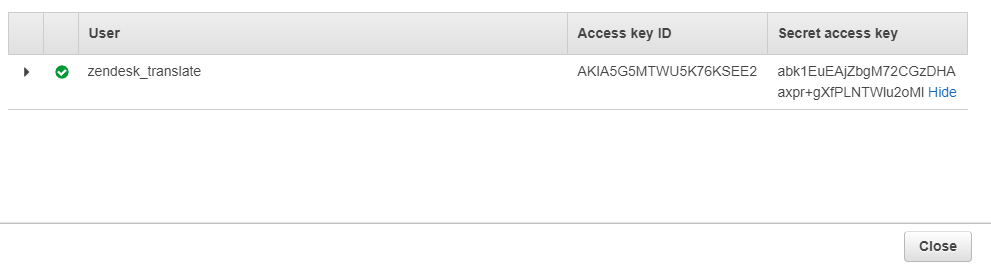 Amazon übersetzen API 3